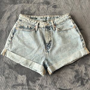 High Rise Mom Shorts